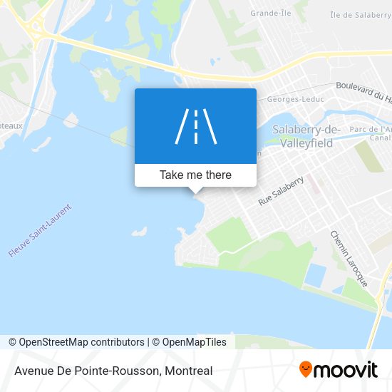 Avenue De Pointe-Rousson map
