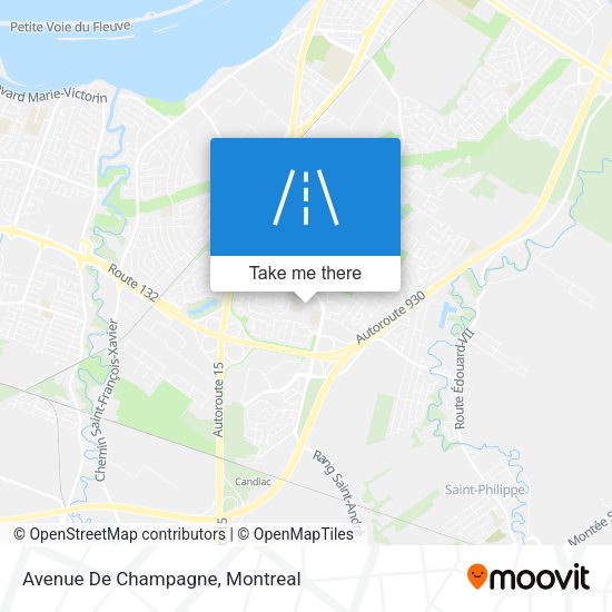 Avenue De Champagne map