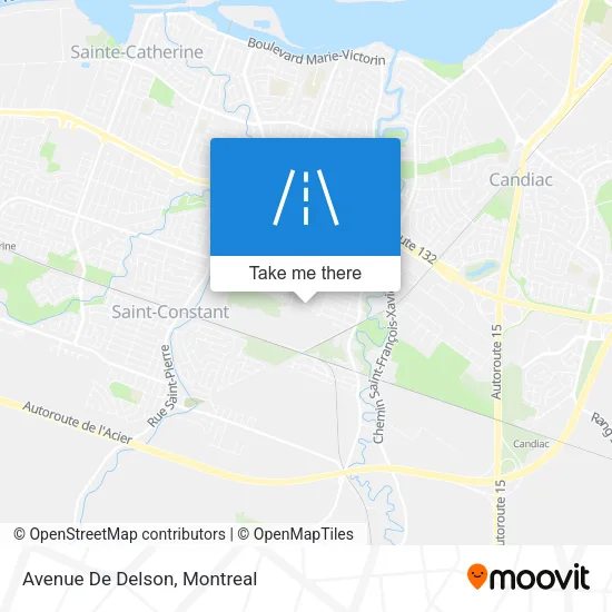 Avenue De Delson map