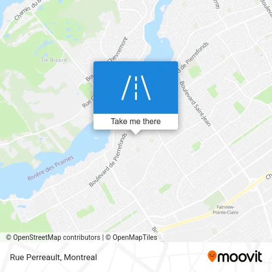 Rue Perreault map