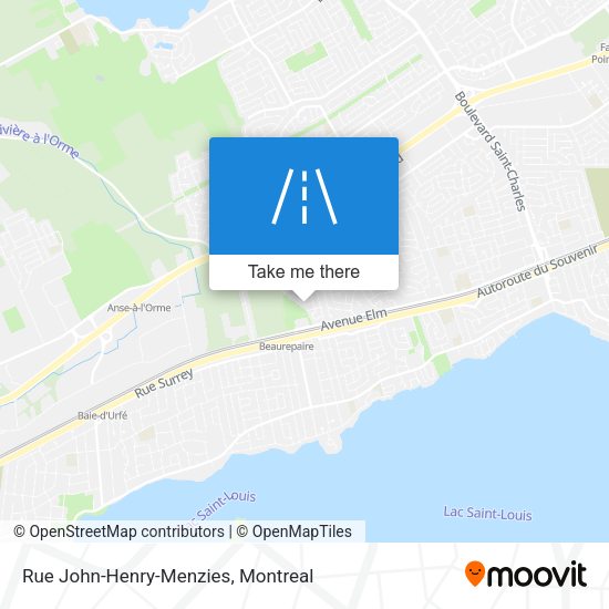 Rue John-Henry-Menzies map