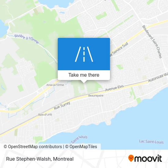 Rue Stephen-Walsh map