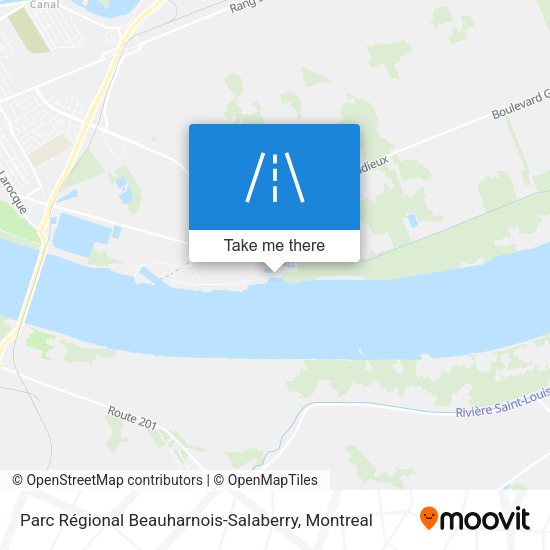 Parc Régional Beauharnois-Salaberry map