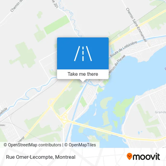 Rue Omer-Lecompte map