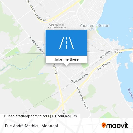 Rue André-Mathieu map