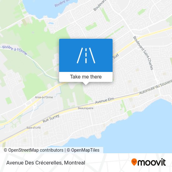 Avenue Des Crécerelles map