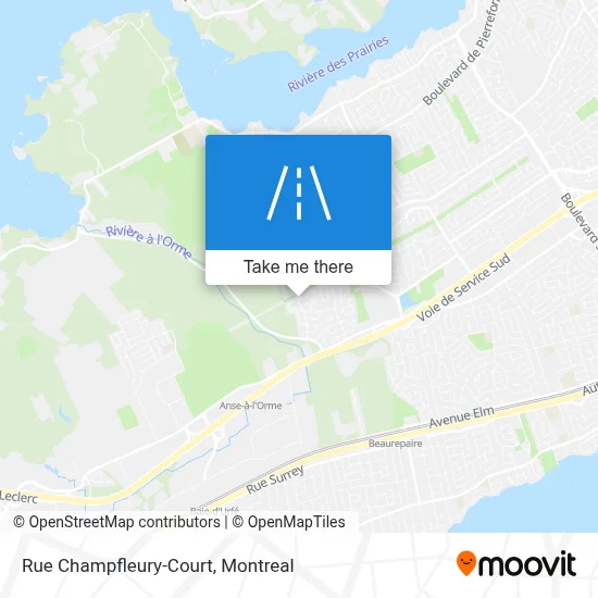 Rue Champfleury-Court map