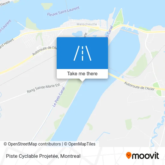 Piste Cyclable Projetée map