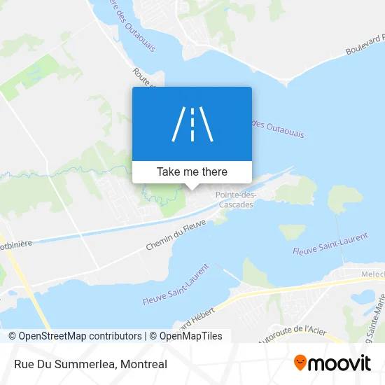 Rue Du Summerlea map