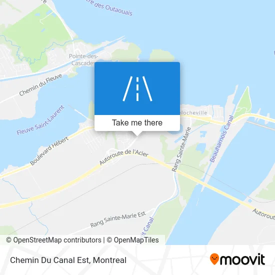 Chemin Du Canal Est map