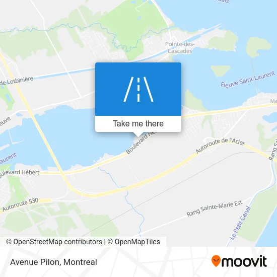Avenue Pilon map