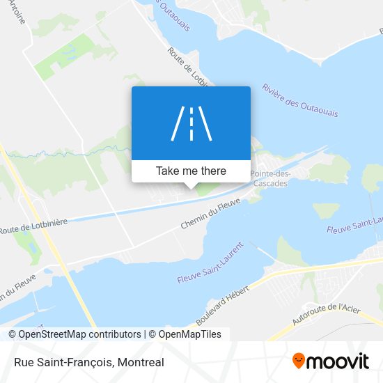 Rue Saint-François map