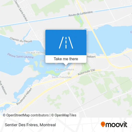 Sentier Des Frères map