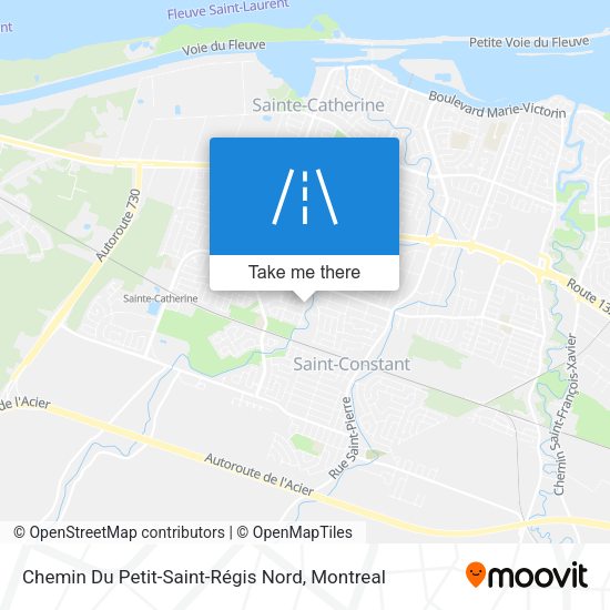 Chemin Du Petit-Saint-Régis Nord map