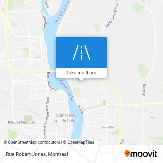 Rue Robert-Jones map