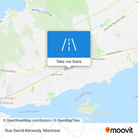 Rue David-Kennedy map