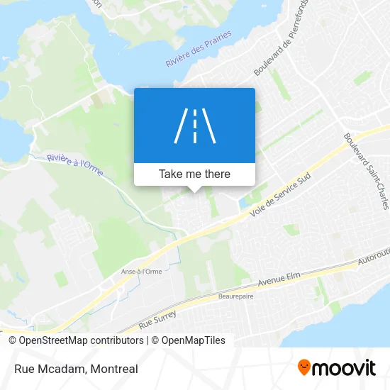 Rue Mcadam map
