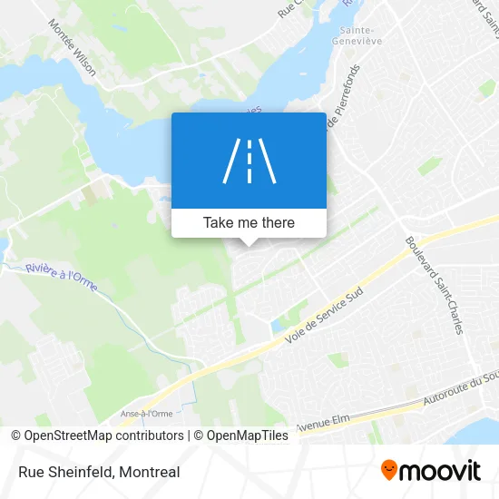 Rue Sheinfeld map