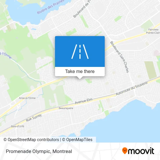 Promenade Olympic map