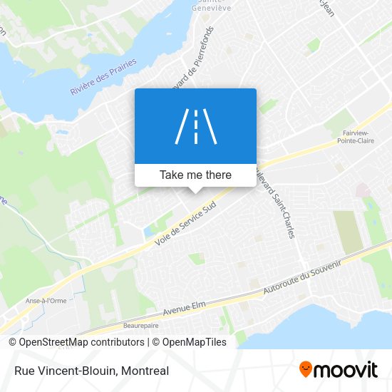 Rue Vincent-Blouin map