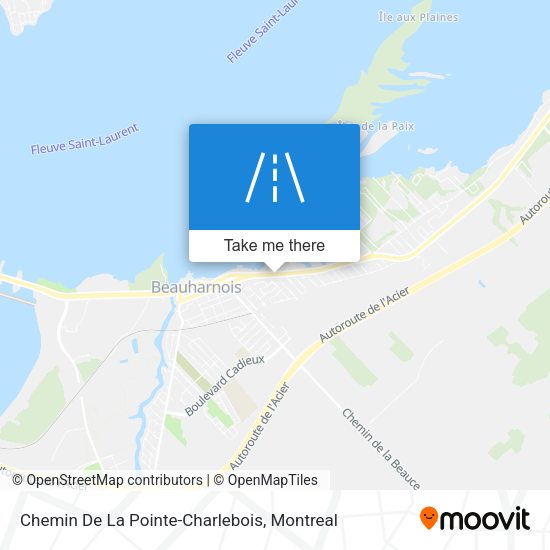 Chemin De La Pointe-Charlebois map