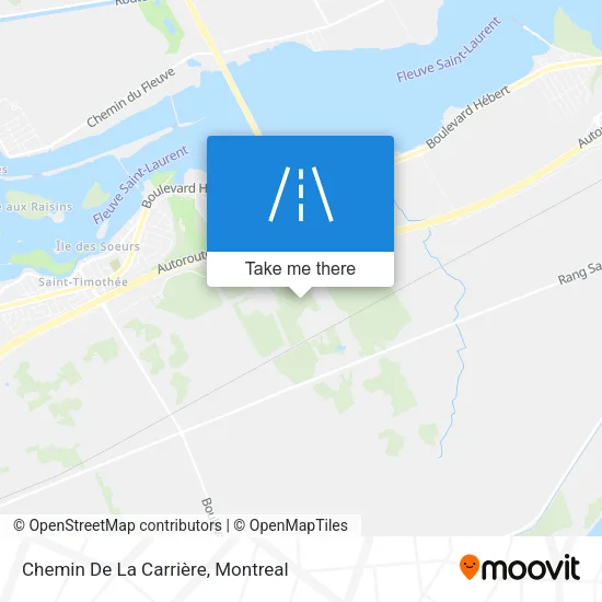 Chemin De La Carrière map