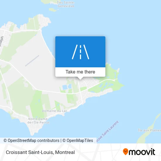 Croissant Saint-Louis map