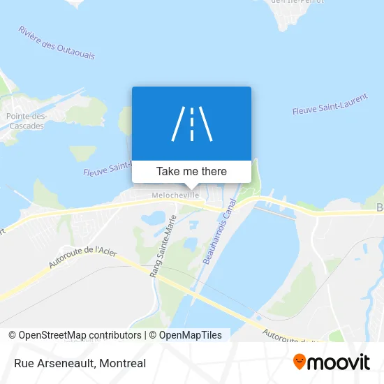 Rue Arseneault map