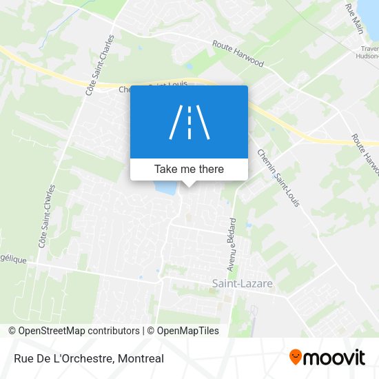 Rue De L'Orchestre map