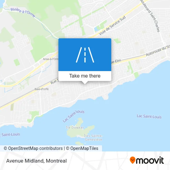 Avenue Midland map