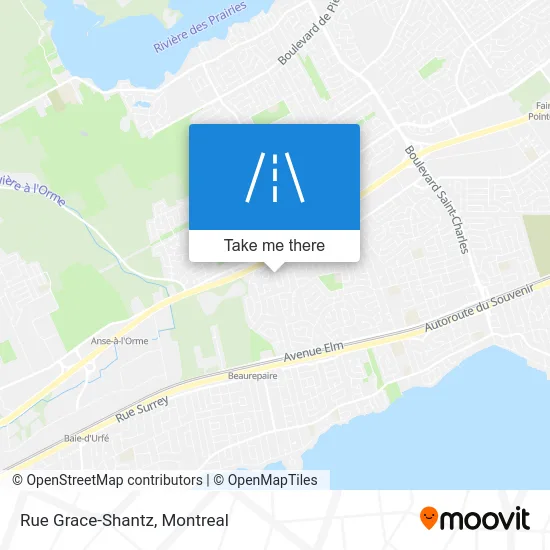 Rue Grace-Shantz map