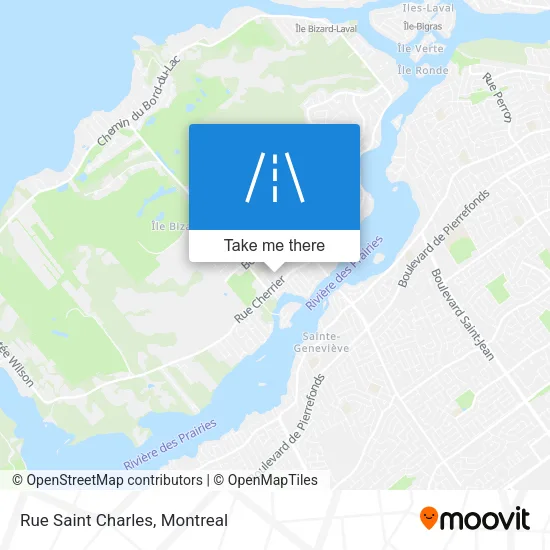 Rue Saint Charles map