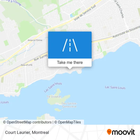 Court Laurier map
