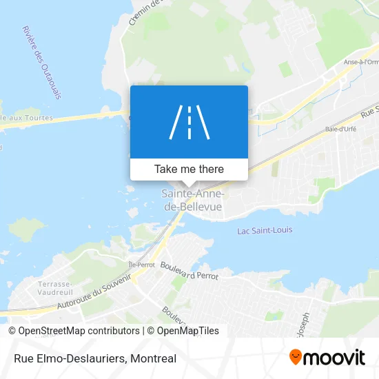 Rue Elmo-Deslauriers map