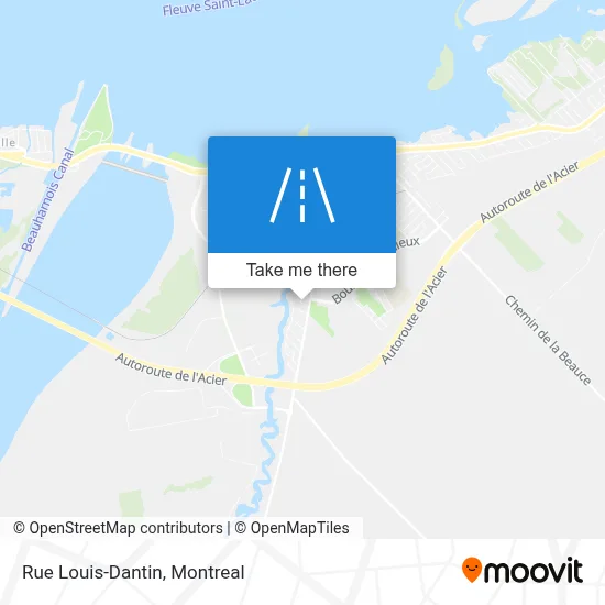 Rue Louis-Dantin map