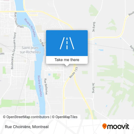 Rue Choinière map