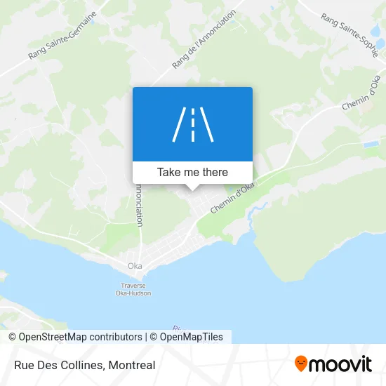 Rue Des Collines map