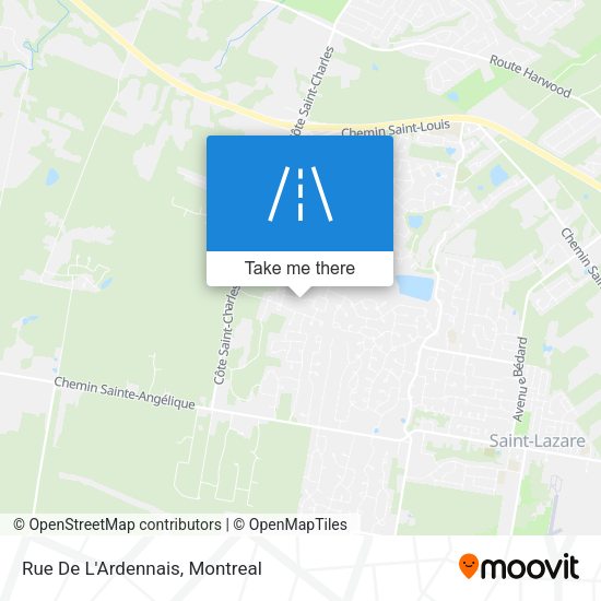 Rue De L'Ardennais map