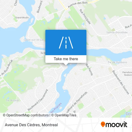Avenue Des Cèdres map