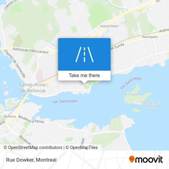 Rue Dowker map