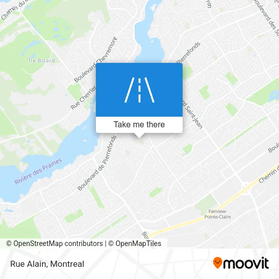 Rue Alain map