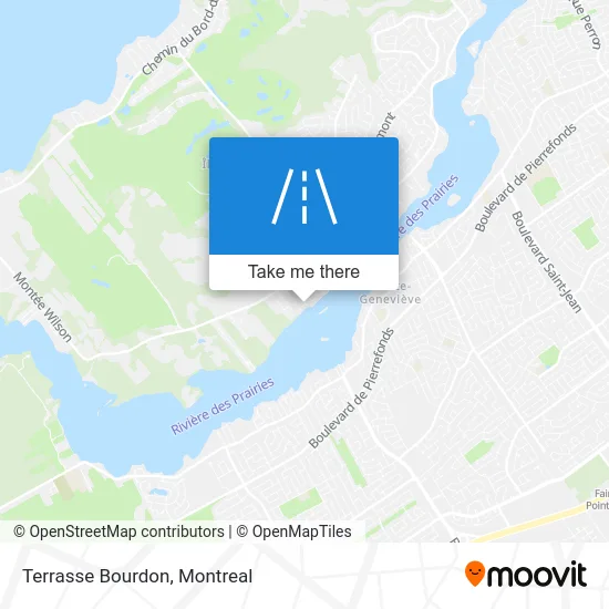 Terrasse Bourdon map