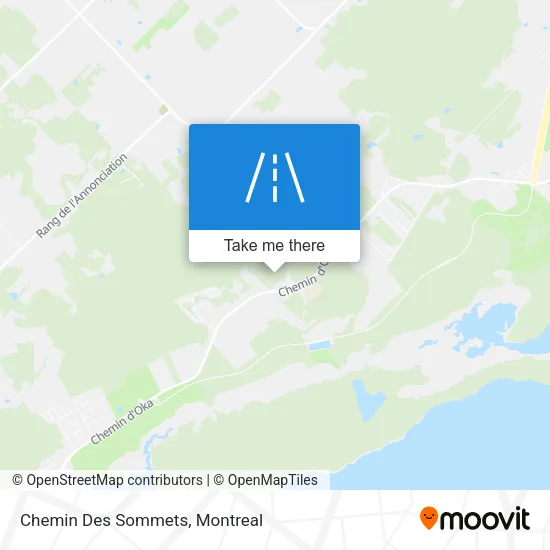 Chemin Des Sommets map