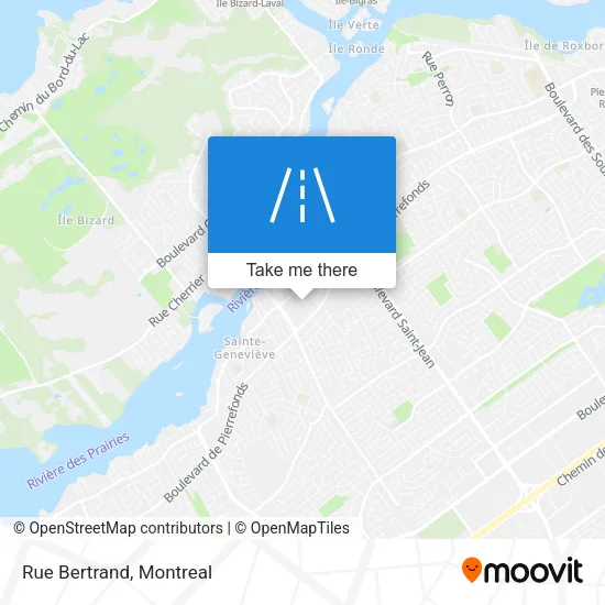 Rue Bertrand map