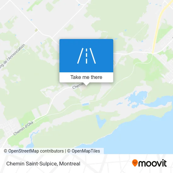 Chemin Saint-Sulpice map