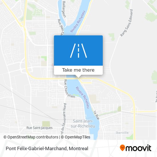 Pont Félix-Gabriel-Marchand map