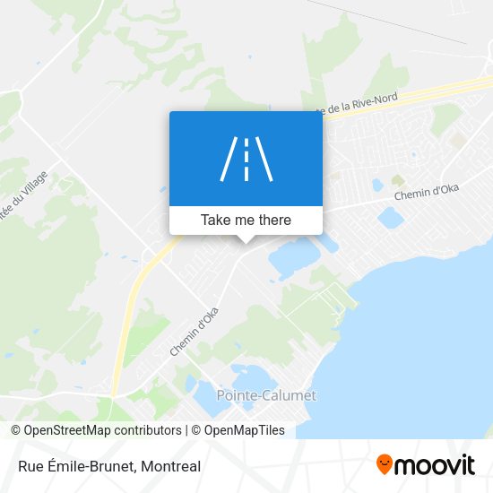 Rue Émile-Brunet map