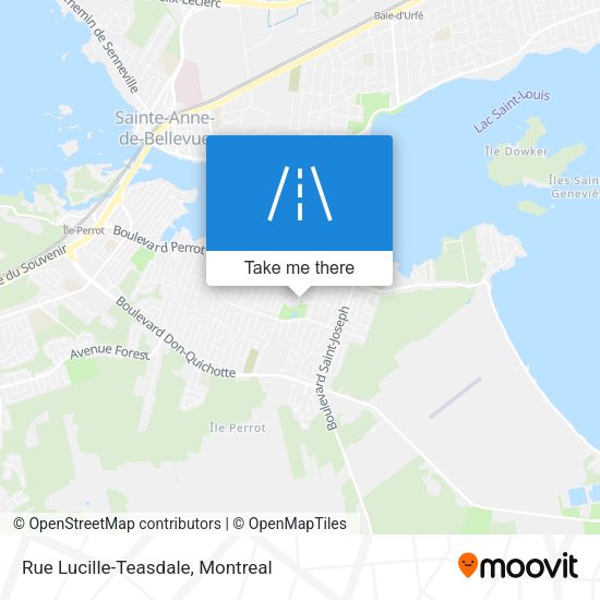 Rue Lucille-Teasdale map