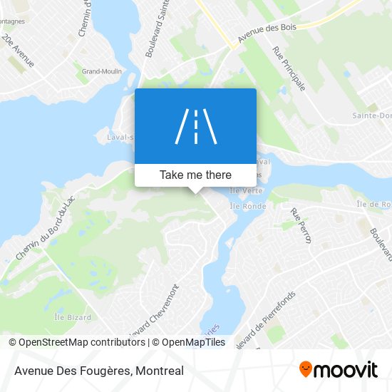 Avenue Des Fougères map