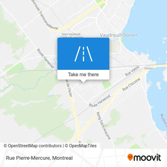 Rue Pierre-Mercure map